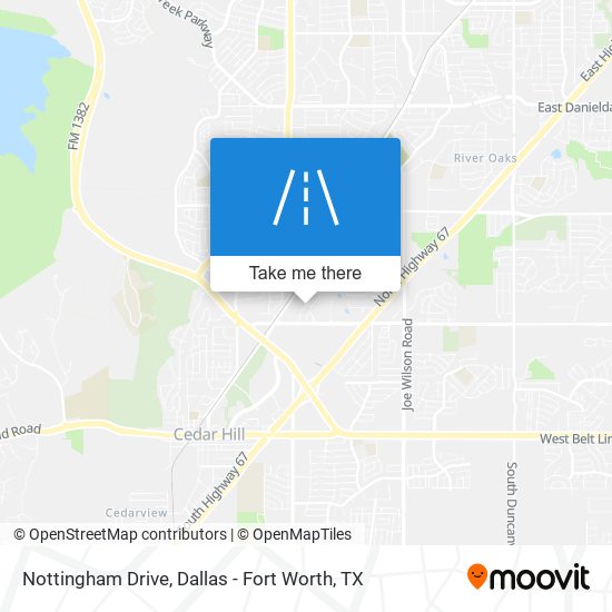 Nottingham Drive map