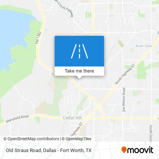 Old Straus Road map