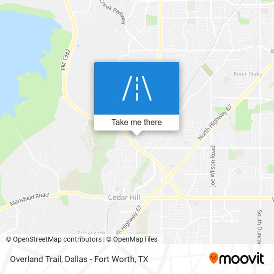 Mapa de Overland Trail