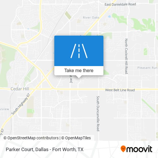 Parker Court map