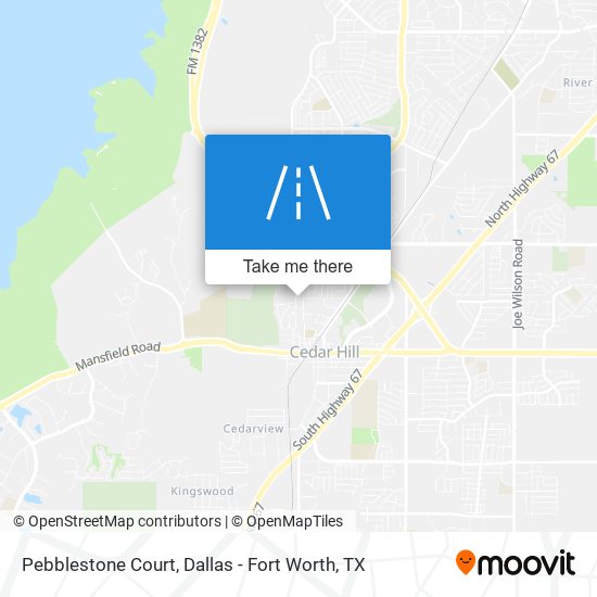 Pebblestone Court map