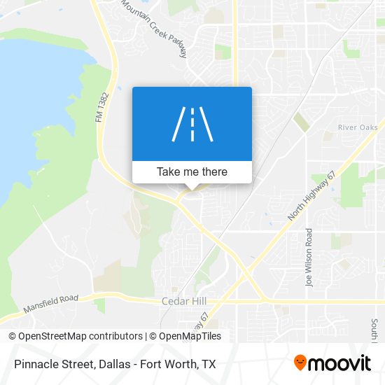 Pinnacle Street map