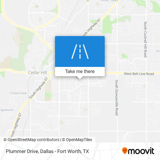 Plummer Drive map