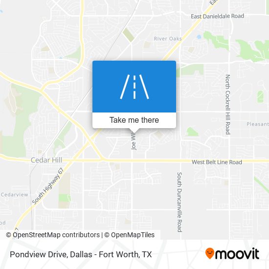 Pondview Drive map