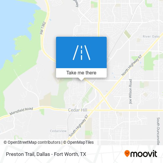 Mapa de Preston Trail