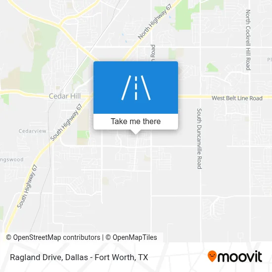 Ragland Drive map