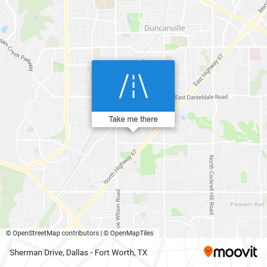Mapa de Sherman Drive