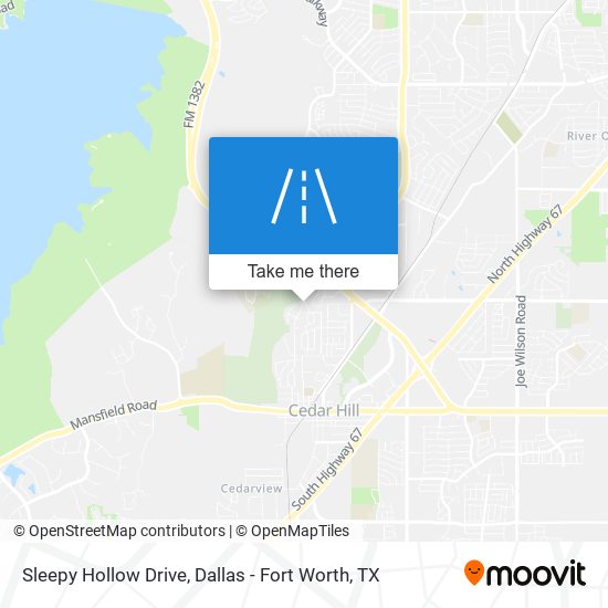 Sleepy Hollow Drive map