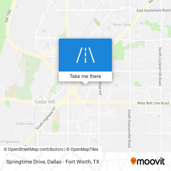Springtime Drive map
