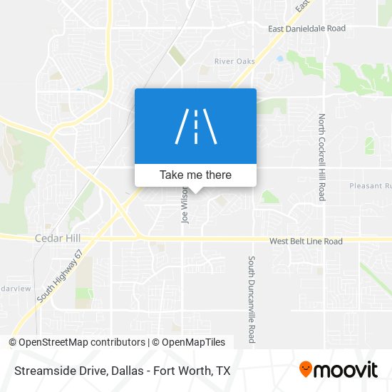 Streamside Drive map