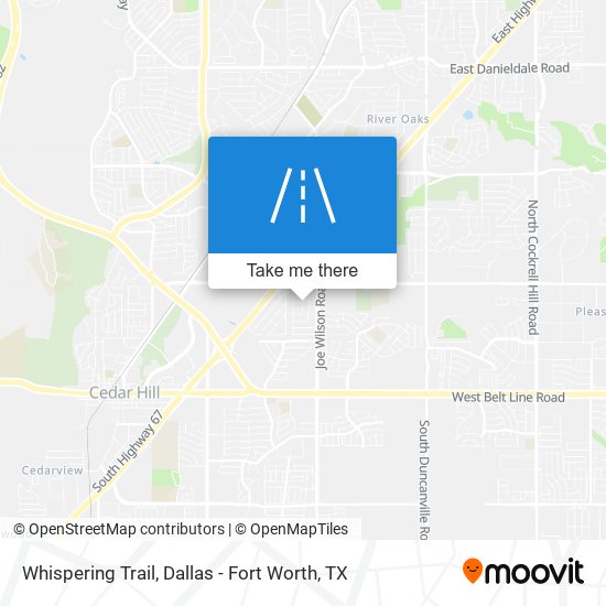 Mapa de Whispering Trail