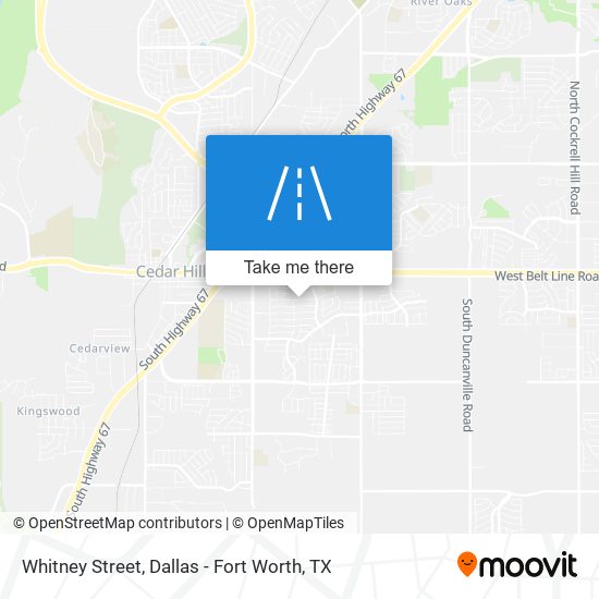 Whitney Street map