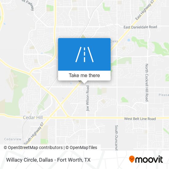 Mapa de Willacy Circle