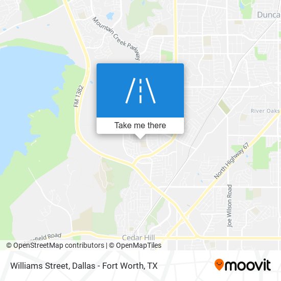 Williams Street map