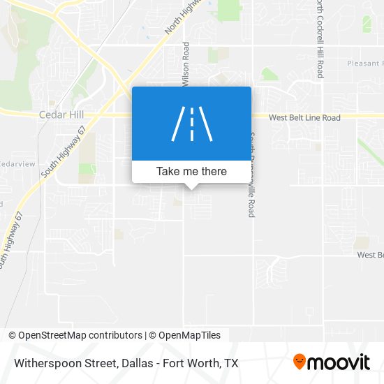 Witherspoon Street map