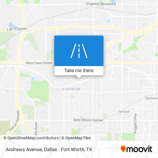 Andrews Avenue map