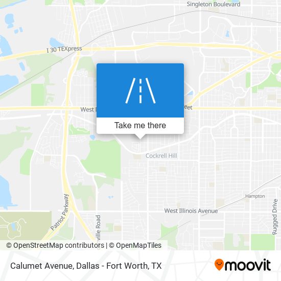 Mapa de Calumet Avenue