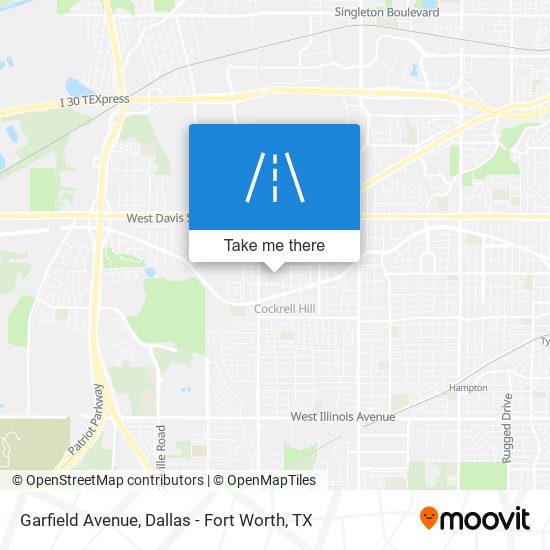 Garfield Avenue map