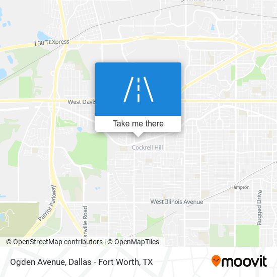 Ogden Avenue map