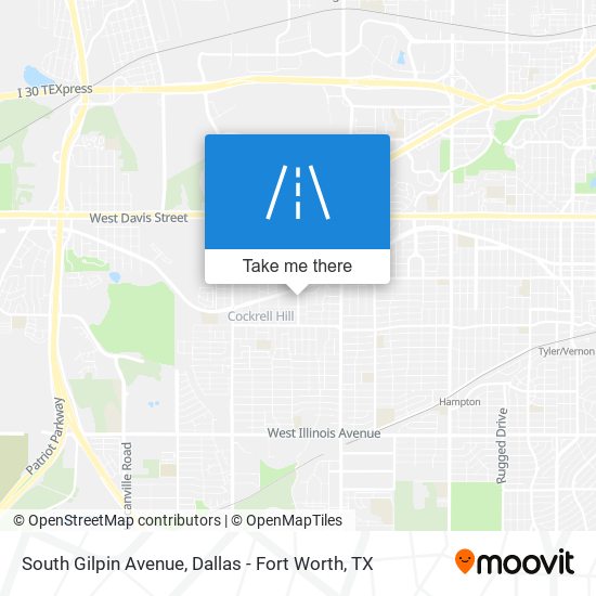 Mapa de South Gilpin Avenue
