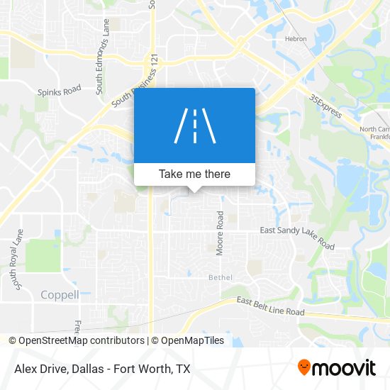 Mapa de Alex Drive