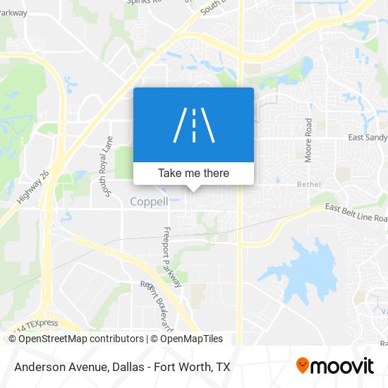 Anderson Avenue map