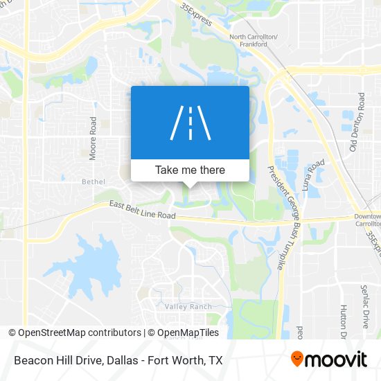Beacon Hill Drive map