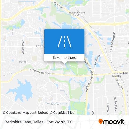 Berkshire Lane map