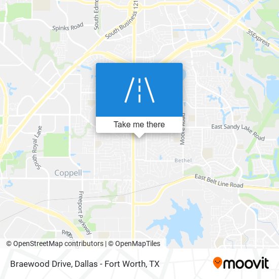 Mapa de Braewood Drive