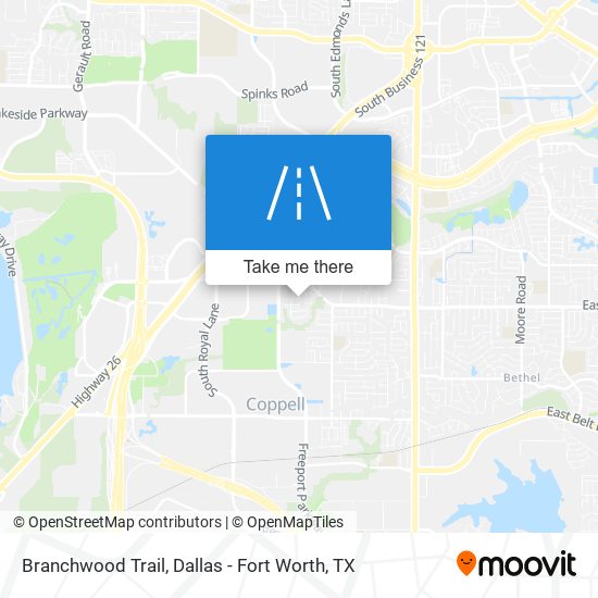 Mapa de Branchwood Trail