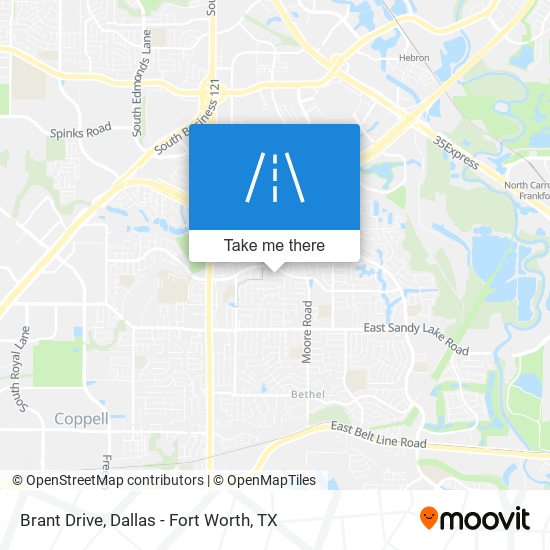 Brant Drive map