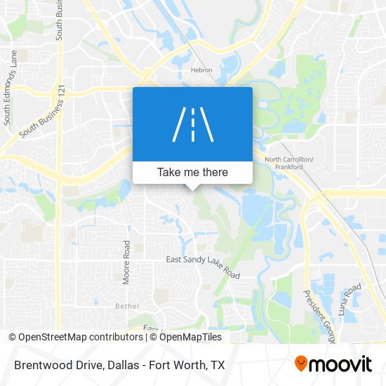 Brentwood Drive map