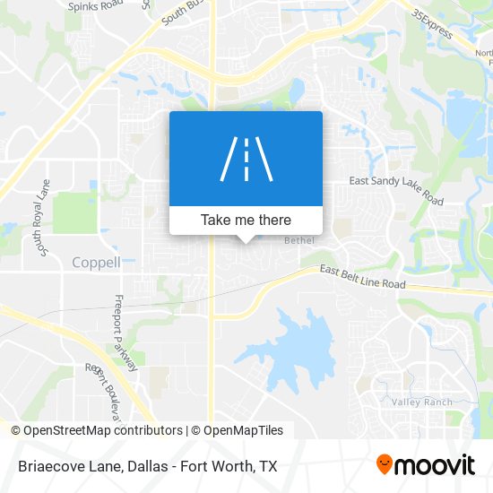 Mapa de Briaecove Lane