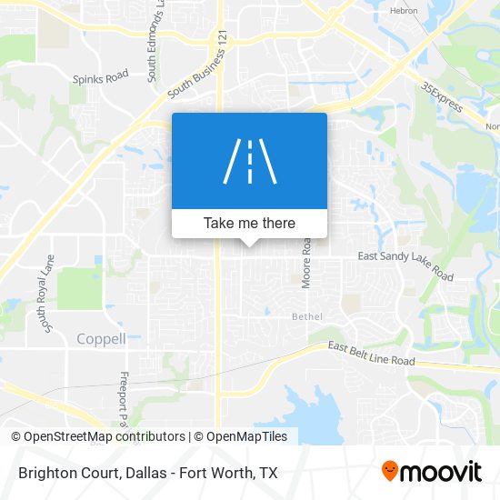 Mapa de Brighton Court
