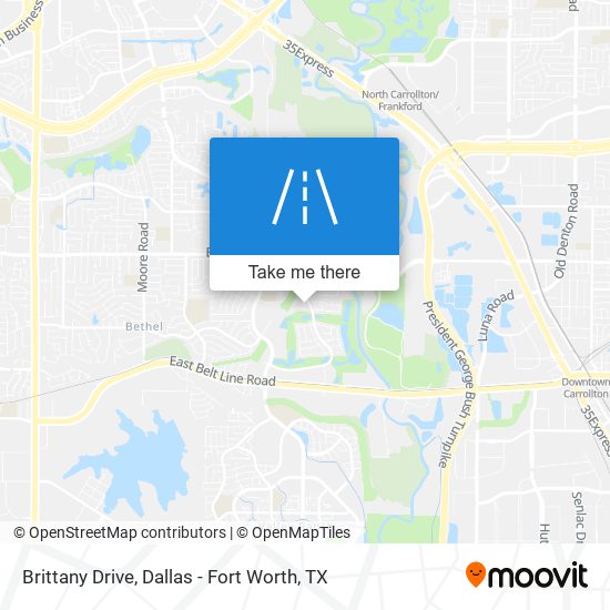 Brittany Drive map