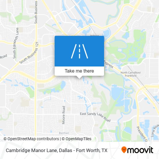 Mapa de Cambridge Manor Lane