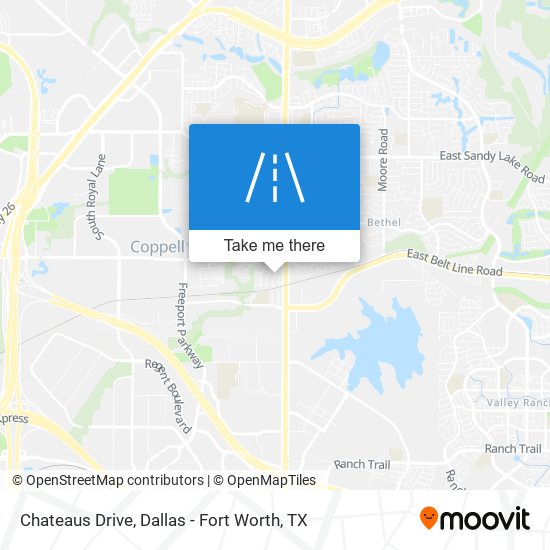 Chateaus Drive map