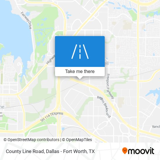 County Line Road map