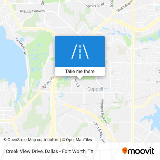 Creek View Drive map