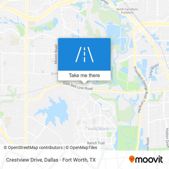 Crestview Drive map