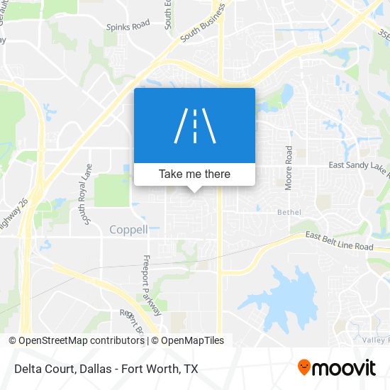 Delta Court map