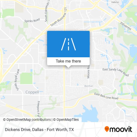 Dickens Drive map