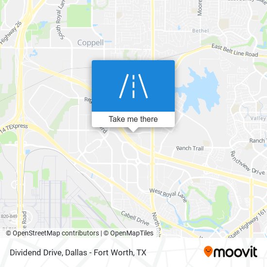Dividend Drive map