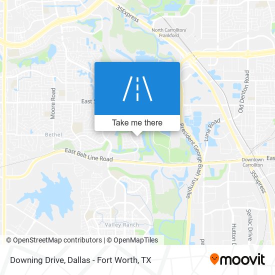 Mapa de Downing Drive