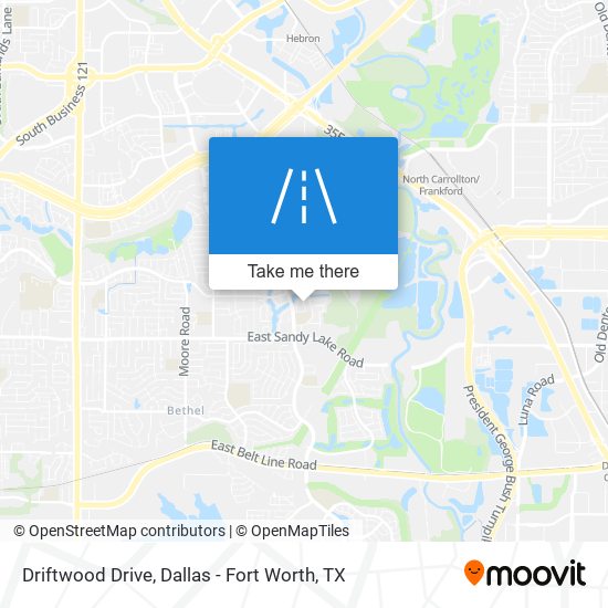 Driftwood Drive map