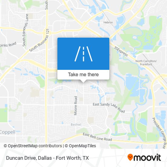 Duncan Drive map