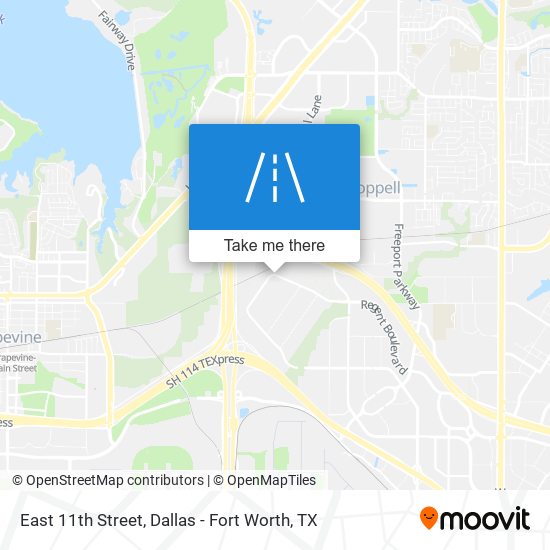 Mapa de East 11th Street