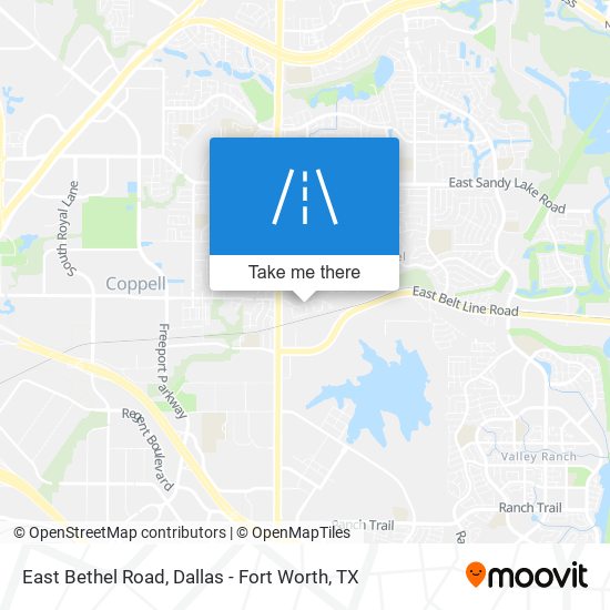 East Bethel Road map