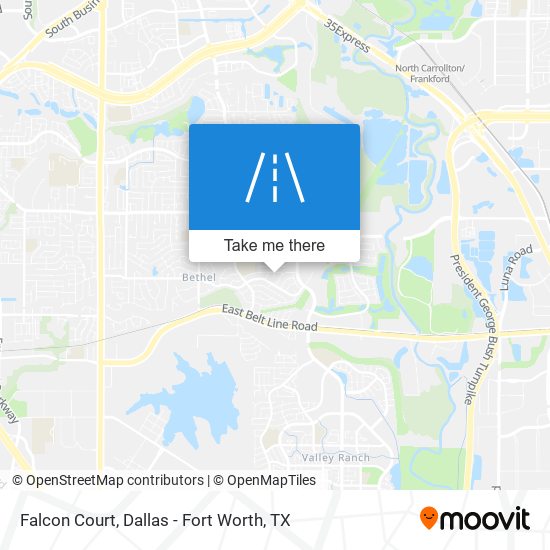 Falcon Court map