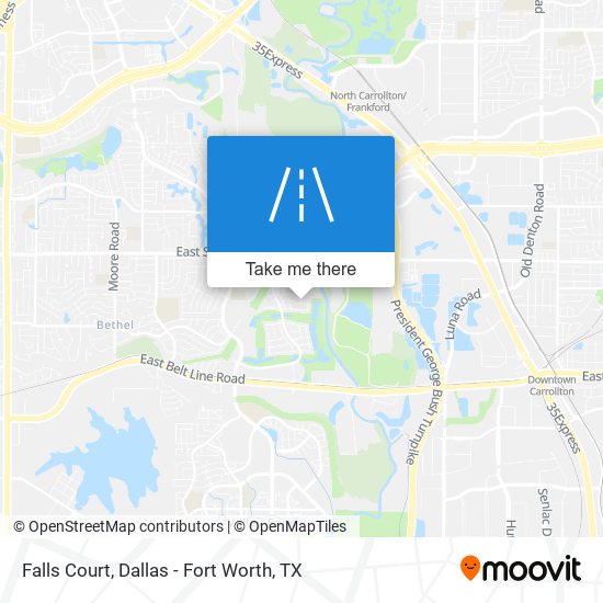 Mapa de Falls Court